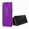 Θήκη Clear View για Samsung Galaxy S6 Dark Purple (ΟΕΜ)